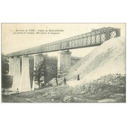 carte postale ancienne 14 SOULEUVRE. Le Viaduc animation