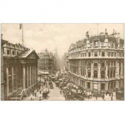carte postale ancienne LONDON. Mansion House and Cheapside 1911