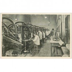 carte postale ancienne LONDON. The Royal Mint. Press Room