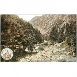 carte postale ancienne PAYS DE GALLES. Aberglaslyn. Railway Company