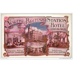 carte postale ancienne ROYAUME-UNI. Edimbourg Edinburgh. Syation Hotel North Britich. Ecosse