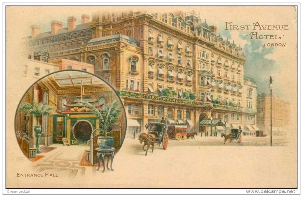 ROYAUME-UNI. London Londres. First Avenue Hotel. Entrance Hall 1908