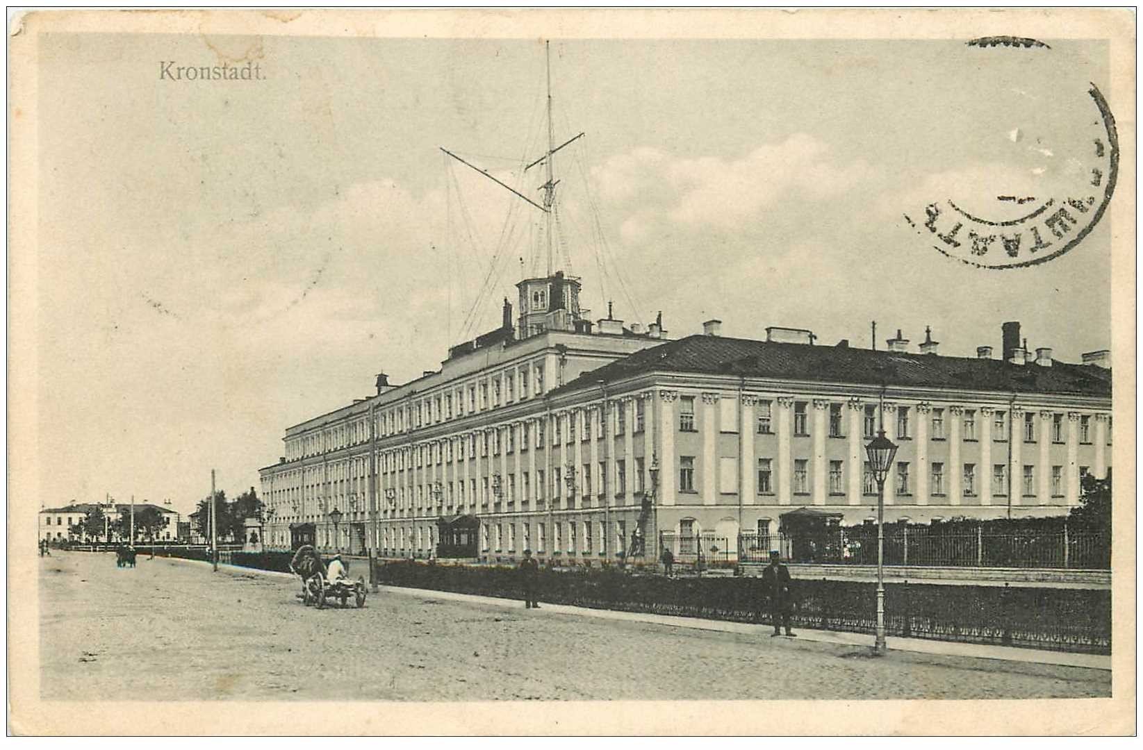 carte postale ancienne RUSSIE. Kronstadt 1913