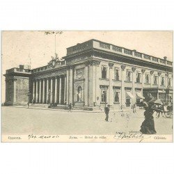 carte postale ancienne RUSSIE. Odessa Hôtel de Ville 1906