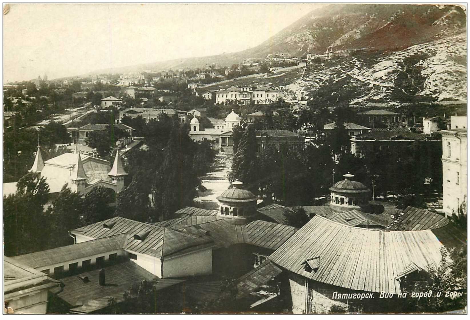 RUSSIE. Piatigorsk. Carte papier glacé 1932