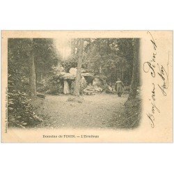 carte postale ancienne 02 PINON. L'Ermitage 1902