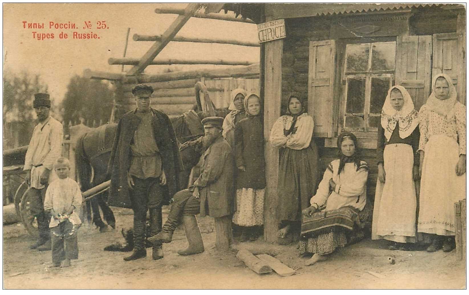 RUSSIE. Types de Russe vers 1900