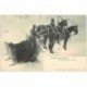 carte postale ancienne RUSSIE. Types et Attelage Russes ou Troika 1910