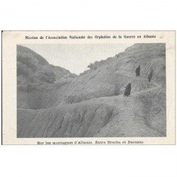 carte postale ancienne ALBANIE. Entre Brecha et Durazzo. Mission des Orphelins de la Guerre