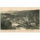 carte postale ancienne 14 THURY-HARCOURT. L'Orne, la Gare et ligne du Chemin de Fer