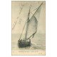carte postale ancienne 14 TROUVILLE. Barque de Pêche 1907. Métiers de la Mer