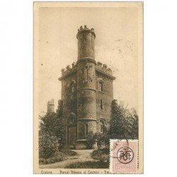 carte postale ancienne ROUMANIE. Craiova. Parcul Bibescu si Castelul vers 1909...
