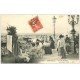 carte postale ancienne 14 TROUVILLE. Elégantes sur la Terrasse du Grand Salon 1906