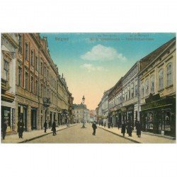 carte postale ancienne SERBIE. Belgrad. Fürst Michael Gasse 1919