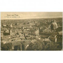 carte postale ancienne TCHEQUIE. Gruss aus Prag