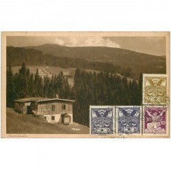 carte postale ancienne TCHEQUIE. Lierbauden 1924