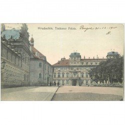 carte postale ancienne TCHEQUIE. Prague Hradschin. Toskaner Palais 1905