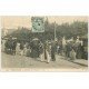 carte postale ancienne 14 TROUVILLE. L'Entrée de la Pelouse 1906