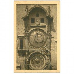carte postale ancienne TCHEQUIE. Praha Prague. Astronomische Uhr