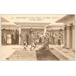 carte postale ancienne 14 TROUVILLE. Les Bains et l'Atrium et la Mode