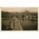 carte postale ancienne TCHEQUIE. Praha Prague. Pont Charles et Hradcany