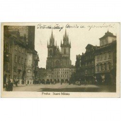 carte postale ancienne TCHEQUIE. Praha Prague. Stare Mesto. Photo carte postale