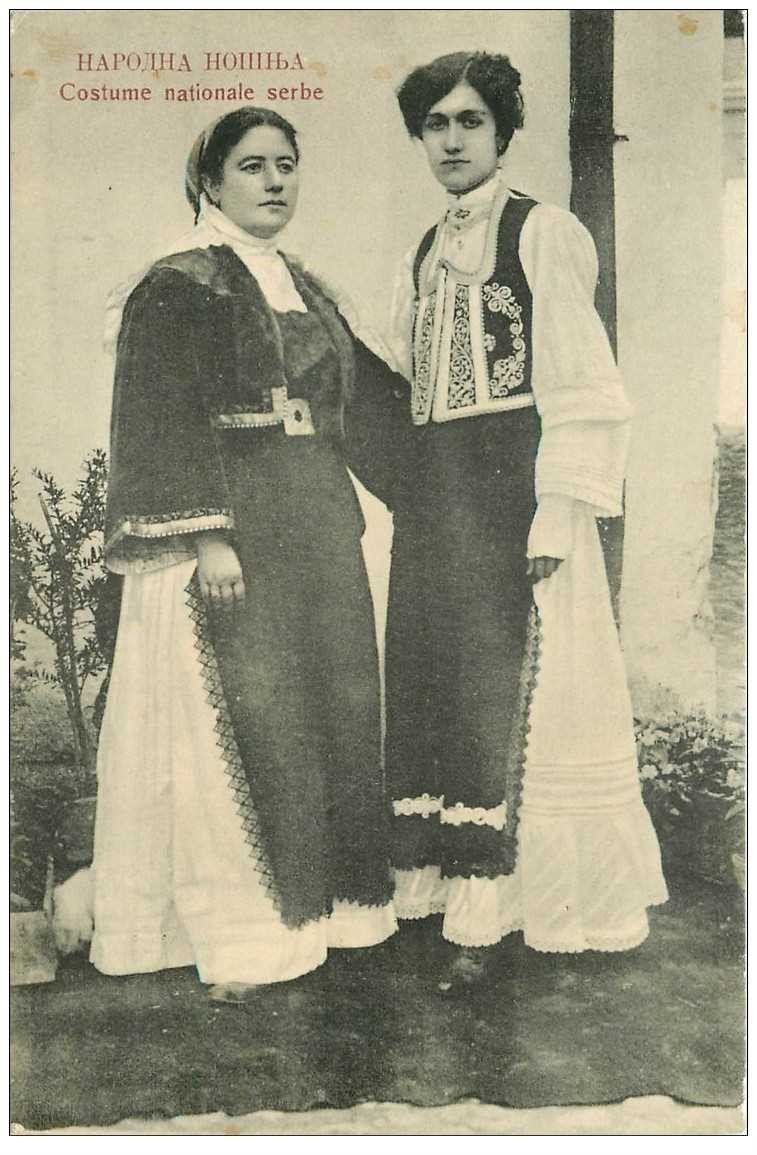 carte postale ancienne YOUGOSLAVIE. Costume serbe