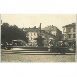 FINLANDE FINLAND. Helsinki Helsingfors 1919. Une Fontaine
