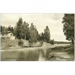 carte postale ancienne FINLANDE. Saimaan Kanava Taipale