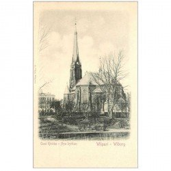 FINLANDE. Wiipuri Wilborg. Ausi Kirkko Nya kyrkan vers 1900