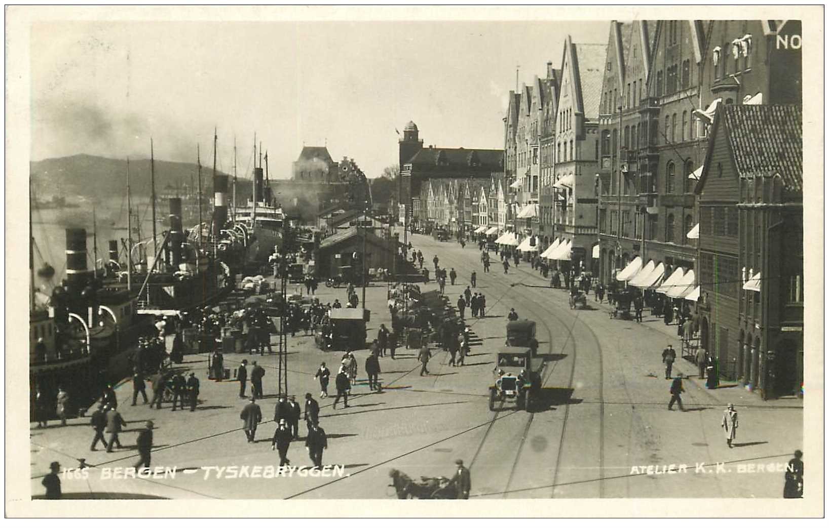 NORVEGE NORGE NORWAY. Bergen Tyskebryggen