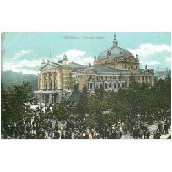 carte postale ancienne NORVEGE. Kristiania Nationaltheatret