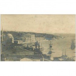 TURQUIE. Constantinople. Palais Impérial de Dolma Bagtché sur le Bosphore 1919