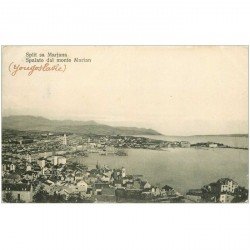 carte postale ancienne CROATIE. Split sa Marjana 1911