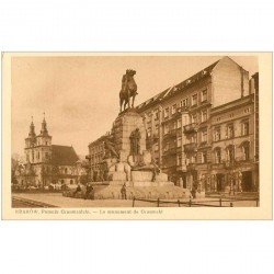 carte postale ancienne POLOGNE POLAND. Krakow Cracovie. Monument Grunwald