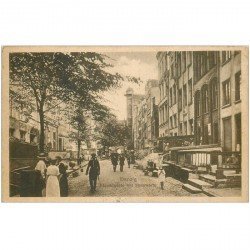 carte postale ancienne POLOGNE. Danzig. Frauengasse mit Sternwarte 1919