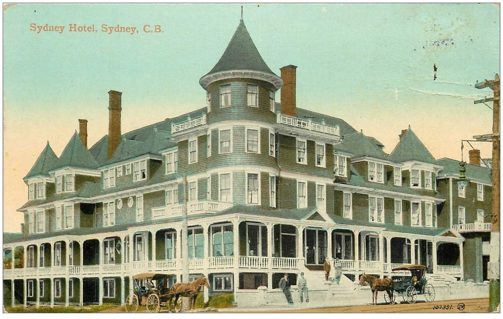 AUSTRALIE. Sydney Hotel avec attelages 1914