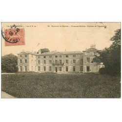 carte postale ancienne 14 VAUX-SUR-SEULLES. Château de Vaussieux 1906