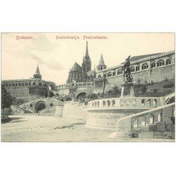 carte postale ancienne HONGRIE. Budapest. Halaszbastya Fischerbastei