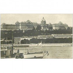 carte postale ancienne HONGRIE. Budapest. Le Chteau Royal 1924