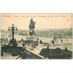 carte postale ancienne HONGRIE. Budapest. Le Jardin Royal