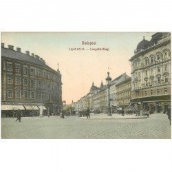 carte postale ancienne HONGRIE. Budapest. Leopold Ring 1913