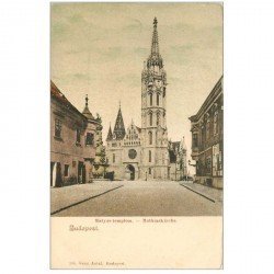 carte postale ancienne HONGRIE. Budapest. Matyas Templom