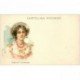 Italie litho vers 1900. Donna Costume Lombardo. Cartolina ricordo Lombardia