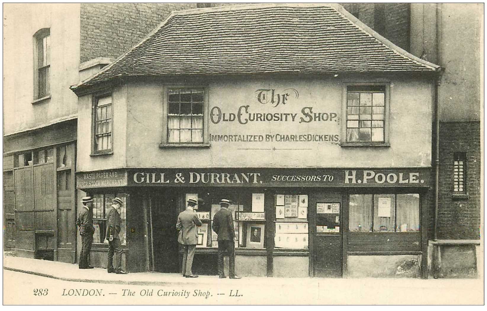 ROYAUME UNI. London. The Old Curiosity Shop Gill and Durrant.