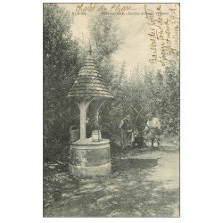 carte postale ancienne 14 VER-SUR-MER. L'Heure de la Soupe au Jardin du Petit Trianon 1921