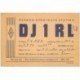 carte postale ancienne CARTE RADIO QSL. German 1972