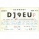 carte postale ancienne CARTE RADIO QSL. Germany 1971