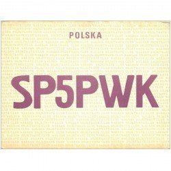 carte postale ancienne CARTE RADIO QSL. Poland 1973 POLSKA