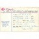 carte postale ancienne CARTE RADIO QSL. Pollena Poland 1972